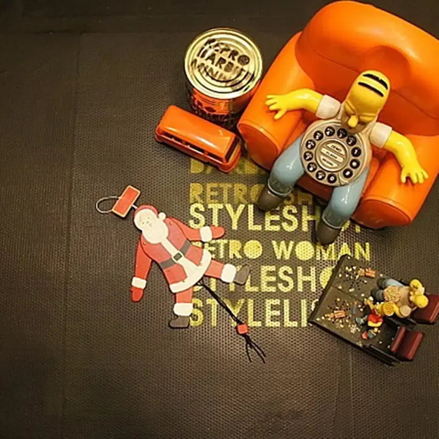 [BUNJANG] Vintage Wooden Santa Claus Figurine / 산타인형 토이빈티지 빈티지소품 고전완구 고전장난감 빈티지장난감UU