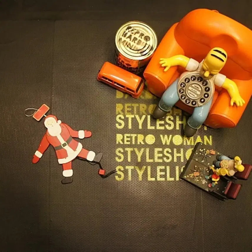 [BUNJANG] Vintage Wooden Santa Claus Figurine / 산타인형 토이빈티지 빈티지소품 고전완구 고전장난감 빈티지장난감UU