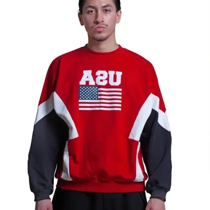 [BUNJANG] Willy Chavarria 23SS USA Sweatshirt / 윌리차바리아 23ss usa 스웻셔츠