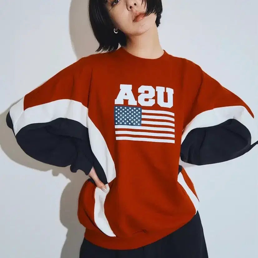 [BUNJANG] Willy Chavarria 23SS USA Sweatshirt / 윌리차바리아 23ss usa 스웻셔츠