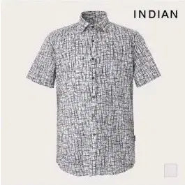 [BUNJANG] INDIAN 115 Printed Short Sleeve Shirt 3XL / INDIAN115 새제품택부착미개봉 프린트 반팔셔츠 3XL