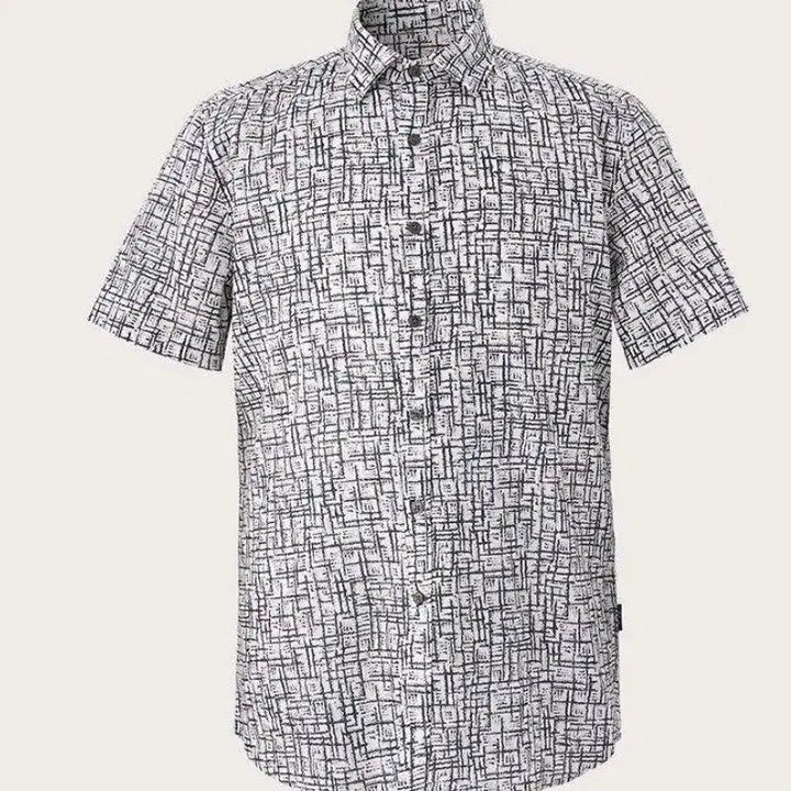 [BUNJANG] INDIAN 115 Printed Short Sleeve Shirt 3XL / INDIAN115 새제품택부착미개봉 프린트 반팔셔츠 3XL
