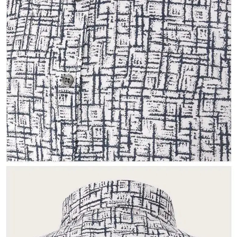 [BUNJANG] INDIAN 115 Printed Short Sleeve Shirt 3XL / INDIAN115 새제품택부착미개봉 프린트 반팔셔츠 3XL