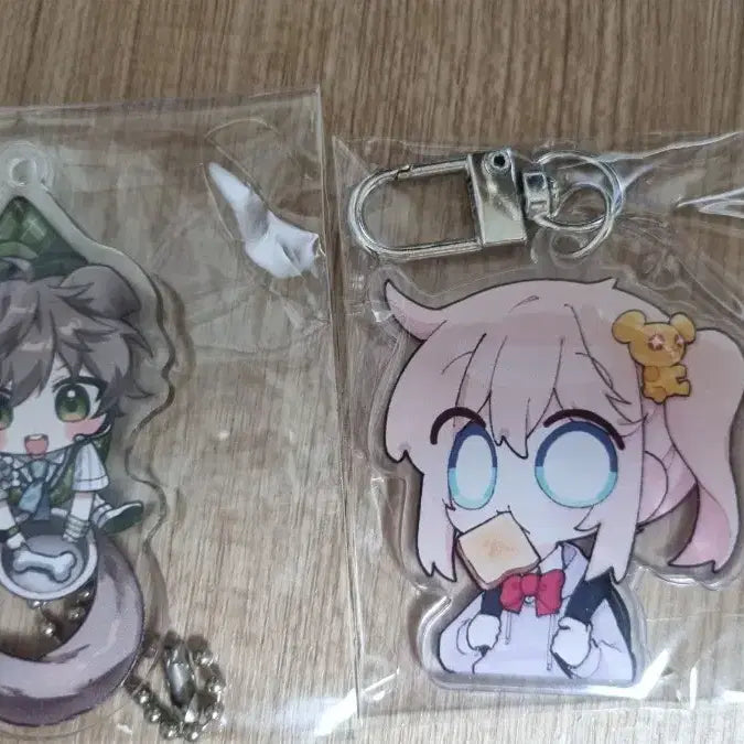 [BUNJANG] Eternal Return Felix &amp; Lenox Keyring / 이터널리턴 비공식 키링 (펠릭스,레니)