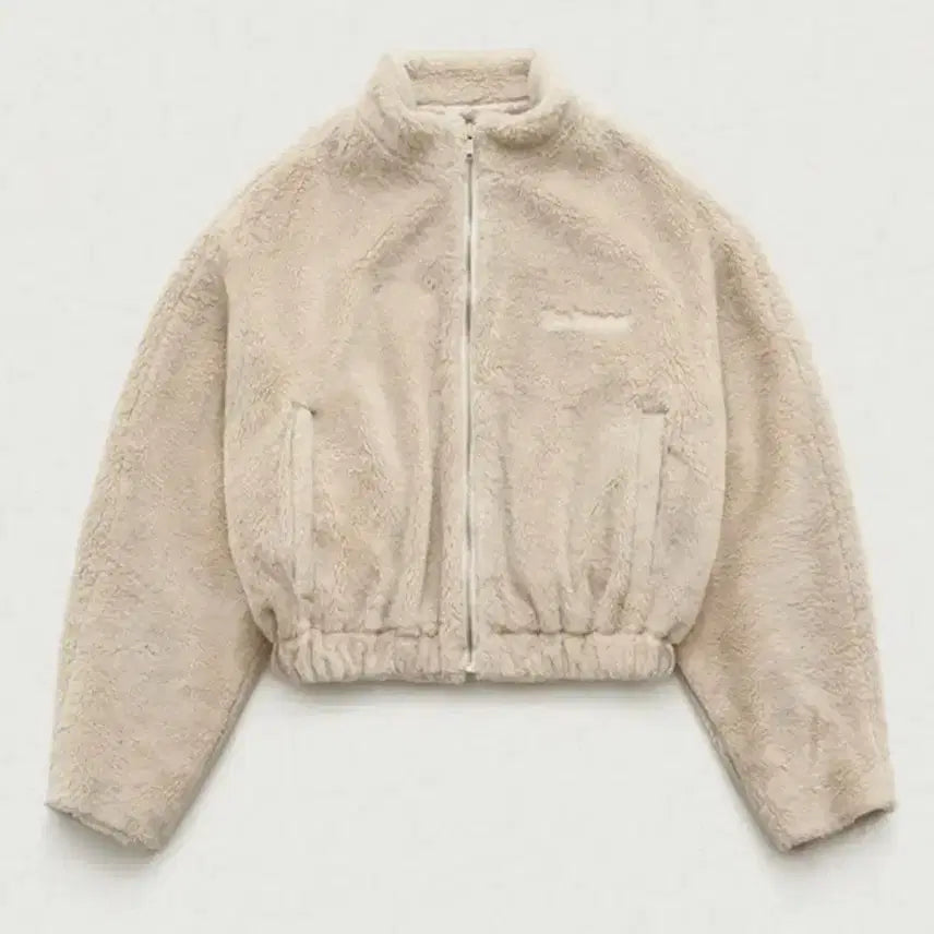 [BUNJANG] TheBarnett Crop Eco Shearling Jacket / 더바넷 크롭 에코 시어링 자켓