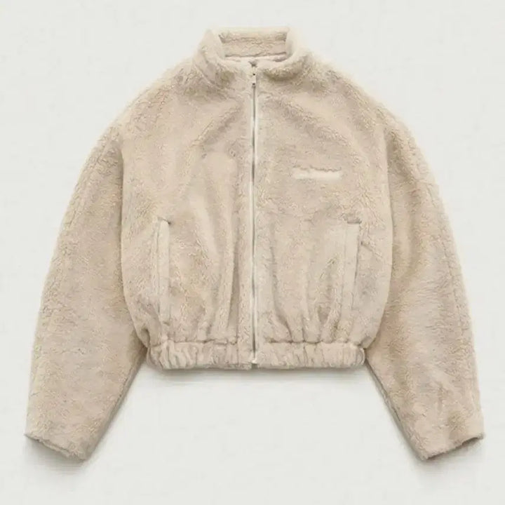 [BUNJANG] TheBarnett Crop Eco Shearling Jacket / 더바넷 크롭 에코 시어링 자켓