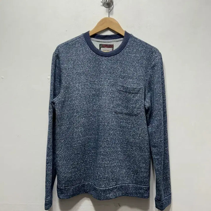 [BUNJANG] Series Blue Pocket Long Sleeve T-Shirt M / 시리즈  series 블루 포켓 긴팔 티셔츠 M
