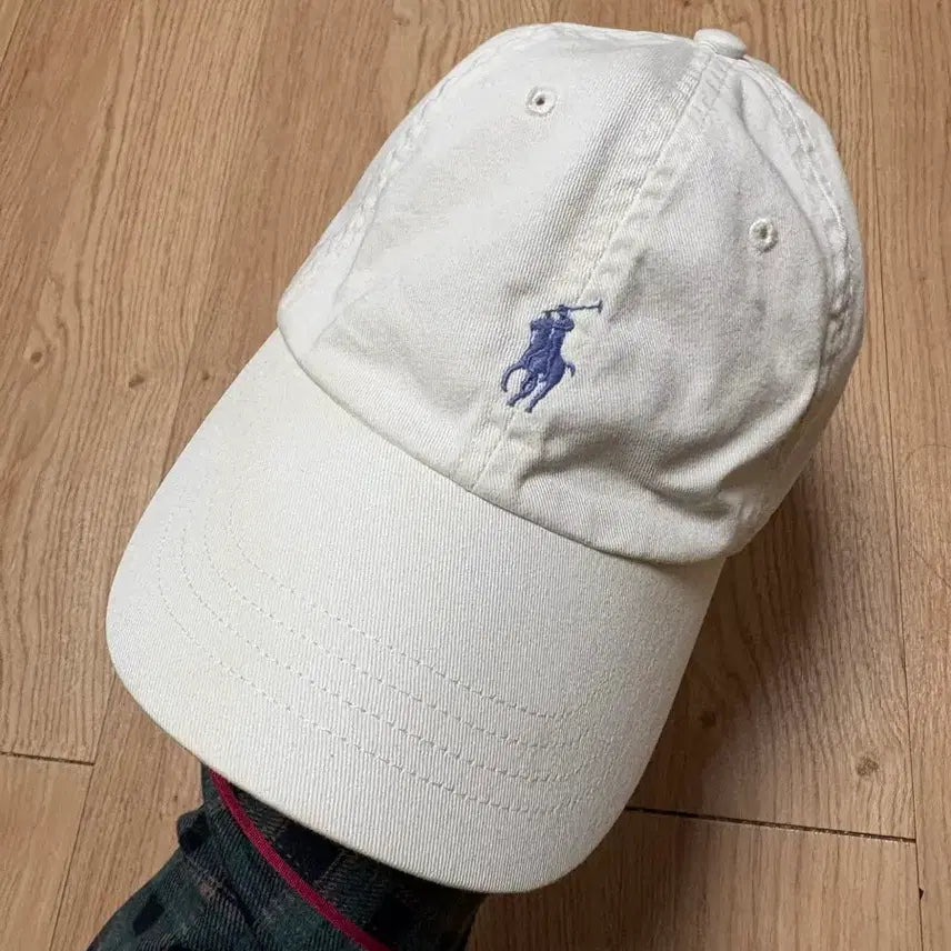 [SOLD OUT] (Qr정품인증)폴로 랄프로렌 화이트 볼캡 모자