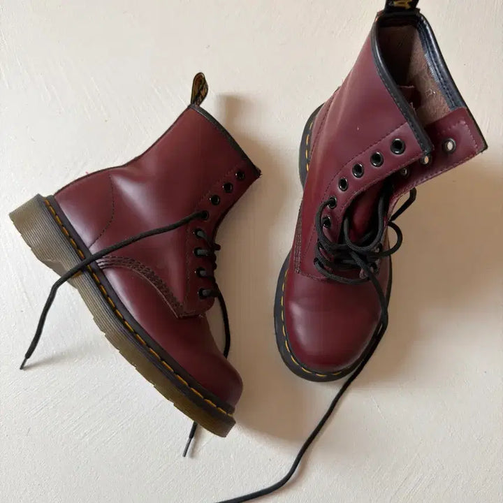 [BUNJANG] Dr. Martens 1460 Burgundy Boots / 닥터마틴 1460 버건디 부츠 240