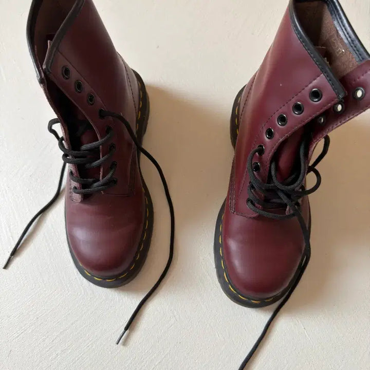 [BUNJANG] Dr. Martens 1460 Burgundy Boots / 닥터마틴 1460 버건디 부츠 240