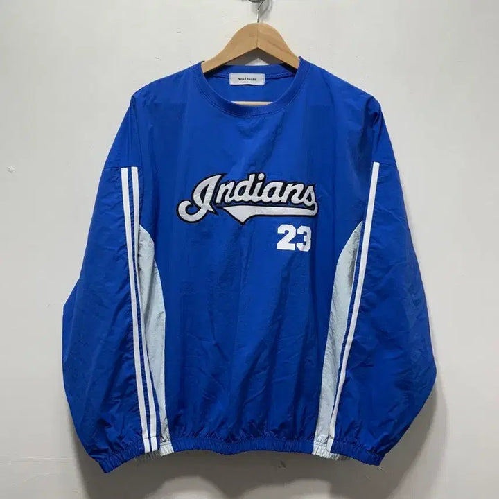 [BUNJANG] And More Indians Blue Windbreaker / And More 인디언스 블루 윈드브레이커 F