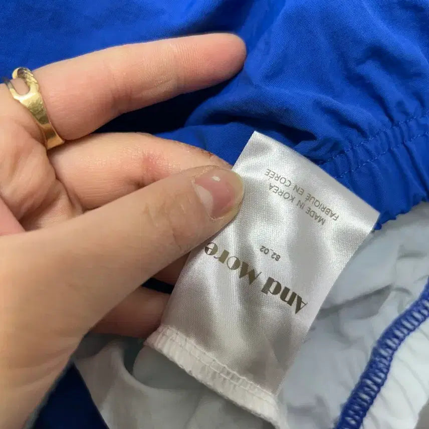 [BUNJANG] And More Indians Blue Windbreaker / And More 인디언스 블루 윈드브레이커 F