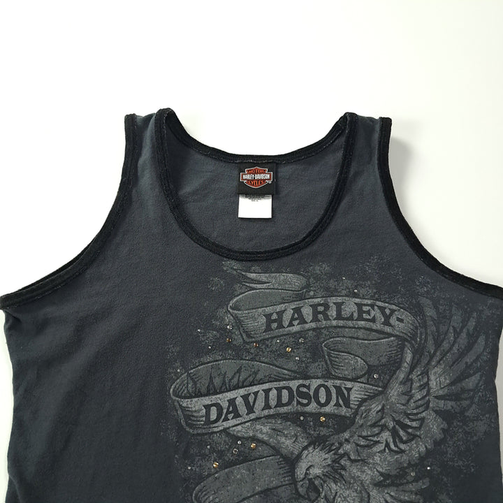 [BUNJANG] Harley-Davidson 00s Charcoal Gray Sleeveless T-Shirt / CK231 XL 할리데이비슨 00s 미국판 차콜그레이 슬리브리스 티셔츠