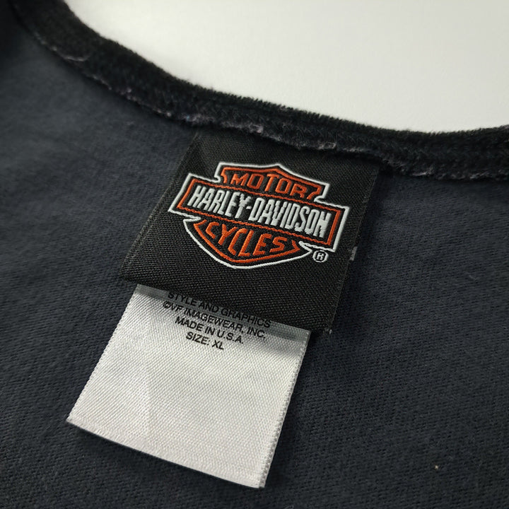 [BUNJANG] Harley-Davidson 00s Charcoal Gray Sleeveless T-Shirt / CK231 XL 할리데이비슨 00s 미국판 차콜그레이 슬리브리스 티셔츠