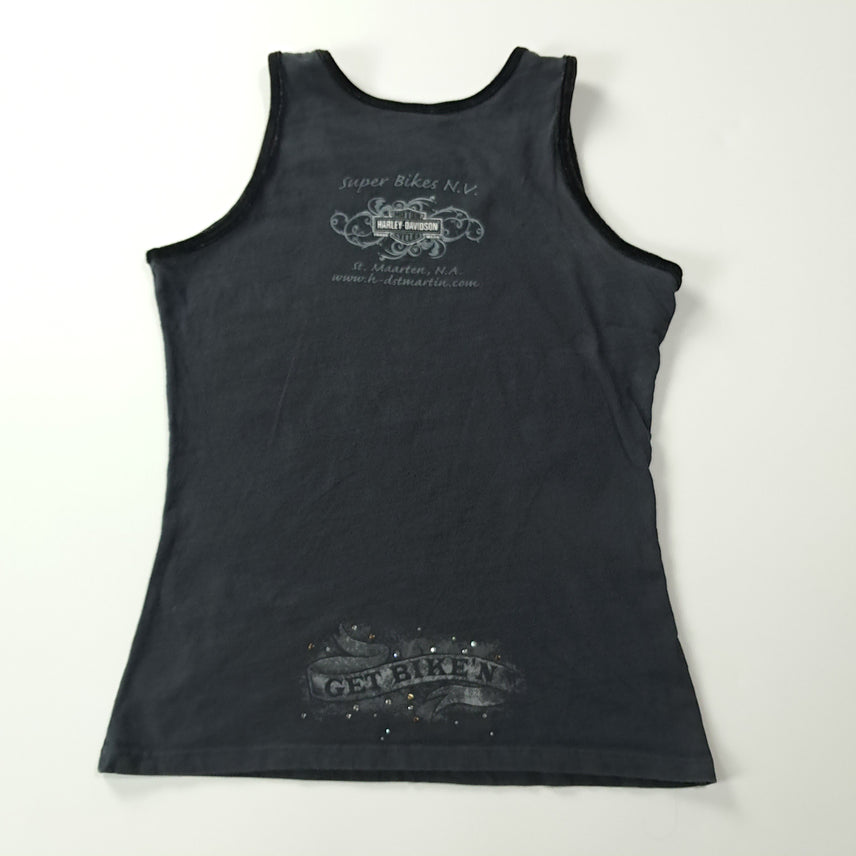 [BUNJANG] Harley-Davidson 00s Charcoal Gray Sleeveless T-Shirt / CK231 XL 할리데이비슨 00s 미국판 차콜그레이 슬리브리스 티셔츠