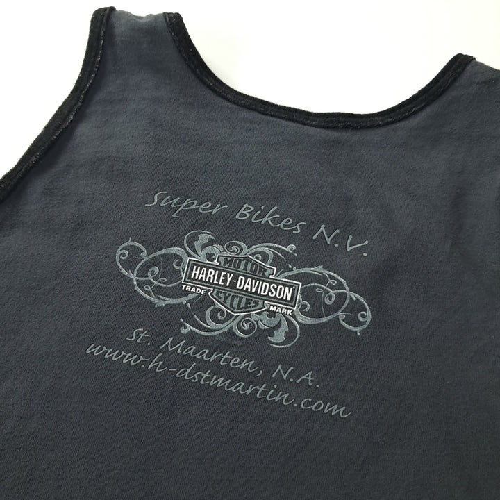 [BUNJANG] Harley-Davidson 00s Charcoal Gray Sleeveless T-Shirt / CK231 XL 할리데이비슨 00s 미국판 차콜그레이 슬리브리스 티셔츠