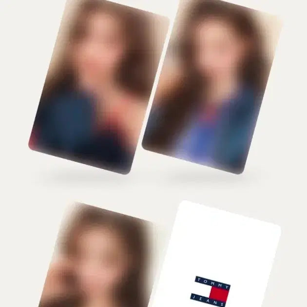 [BUNJANG] IVE Wonyoung Tommy Hilfiger POB Photocard Set / 미개봉 현물 아이브 장원영 타미진스 포토카드 포카 미공포 특전