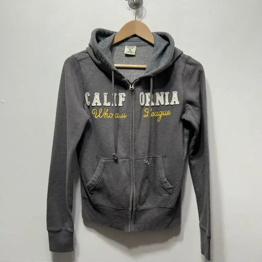 [BUNJANG] Who.A.U California Hoodie Gray S Size / 후아유 캘리포니아 후드집업 그레이 S 사이즈