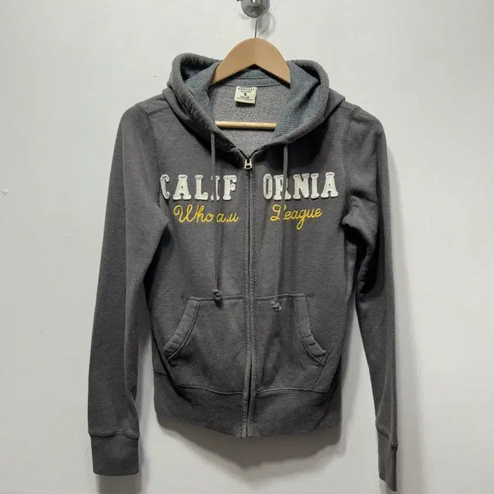 [BUNJANG] Who.A.U California Hoodie Gray S Size / 후아유 캘리포니아 후드집업 그레이 S 사이즈