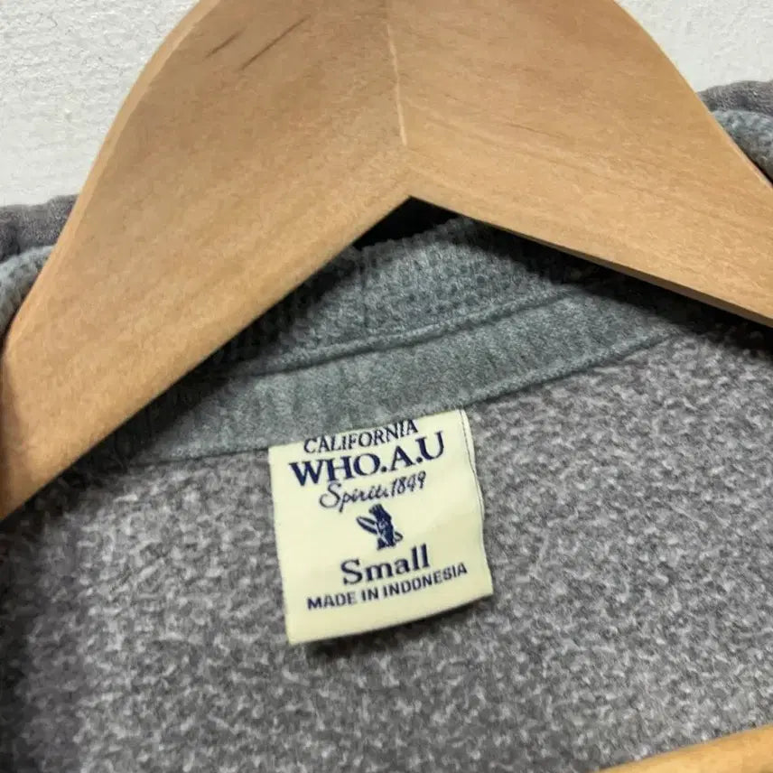 [BUNJANG] Who.A.U California Hoodie Gray S Size / 후아유 캘리포니아 후드집업 그레이 S 사이즈
