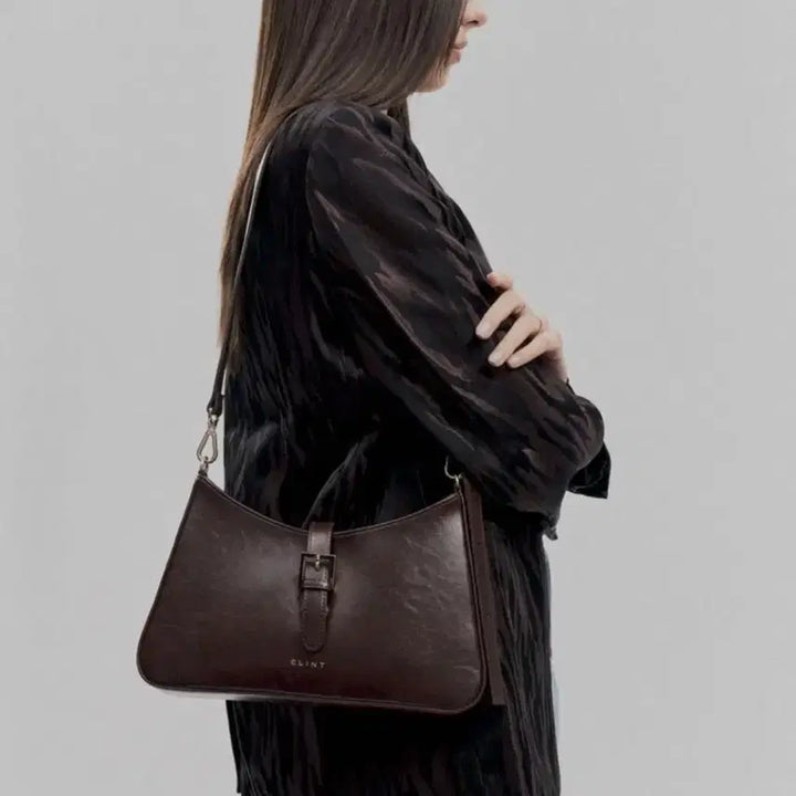 [BUNJANG] ELINT Raina Bag - Dark Brown / [ELINT] 새상품/ 레이나백_ 다크브라운