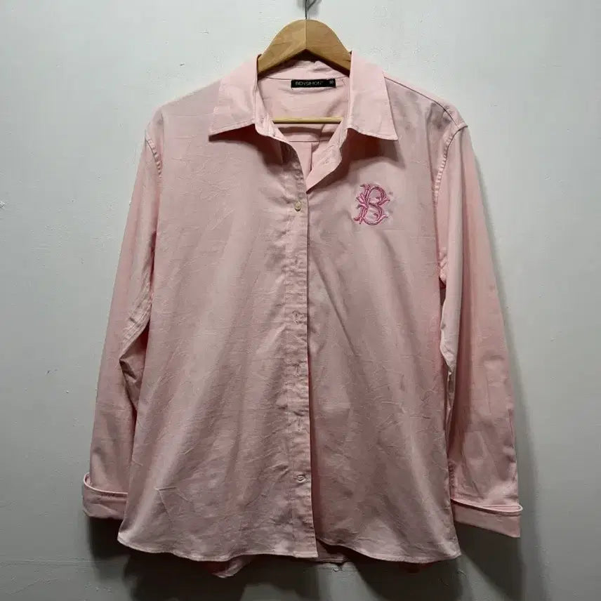 [BUNJANG] Bensimon Pink Long Sleeve Shirt (Size 110) / 벤시몽 핑크색 긴팔 셔츠 110
