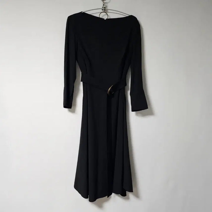 [SOLD OUT] 타임)한섬)55 블랙 벨트 롱 원피스