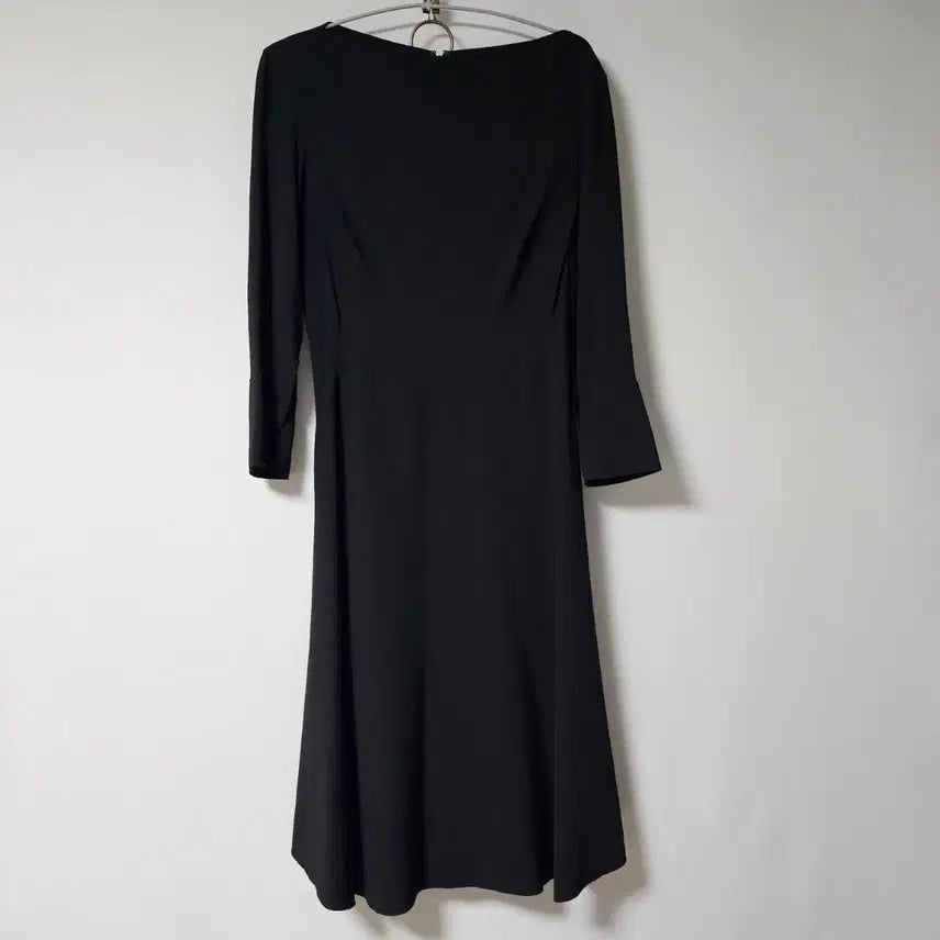 [SOLD OUT] 타임)한섬)55 블랙 벨트 롱 원피스