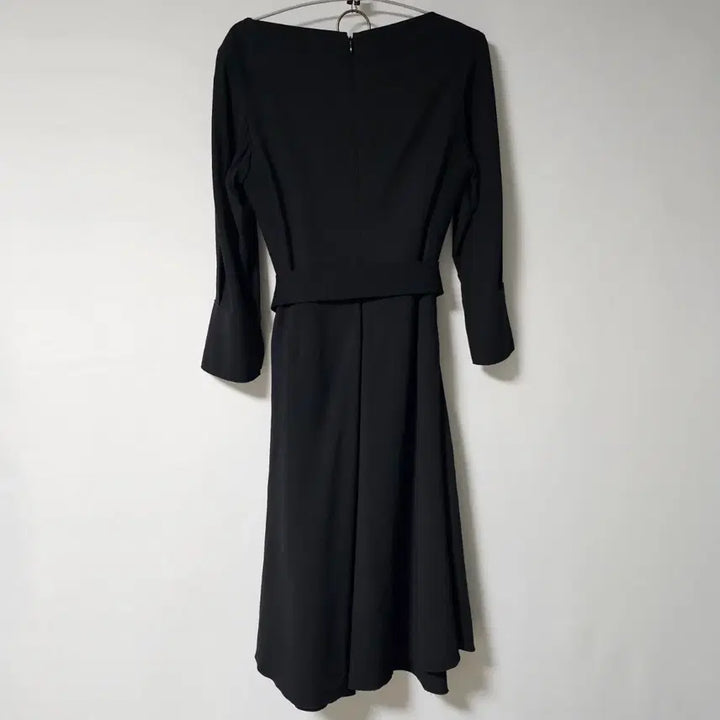 [SOLD OUT] 타임)한섬)55 블랙 벨트 롱 원피스