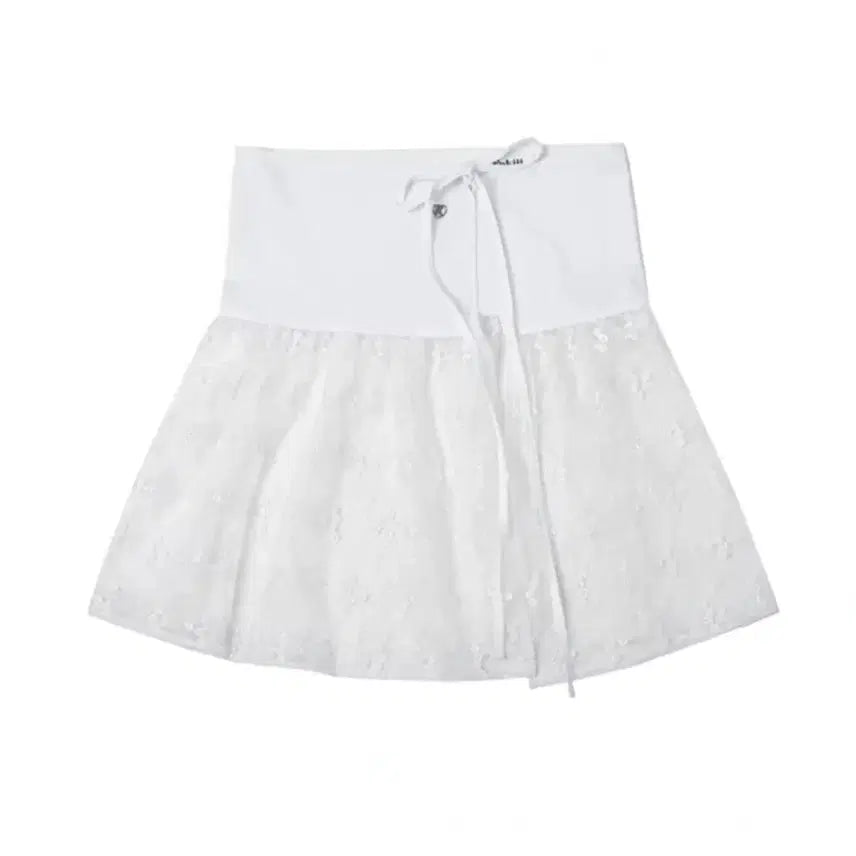 [BUNJANG] fakii Lace Layered Wrap Skirt / [fakii] 레이스 레이어드 멀티 랩스커트