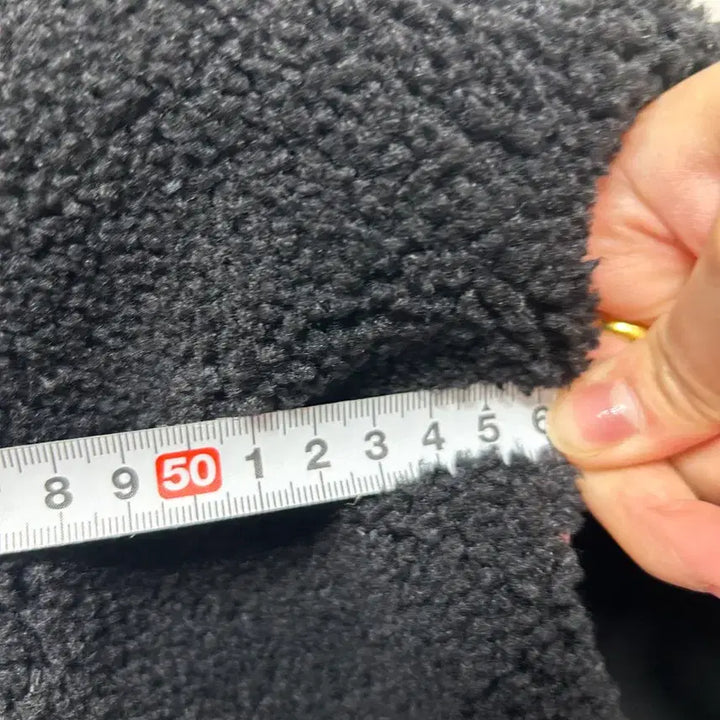 [BUNJANG] Spider Black Fleece Jacket S / 스파이더 검정색 뽀글이 플리스 S
