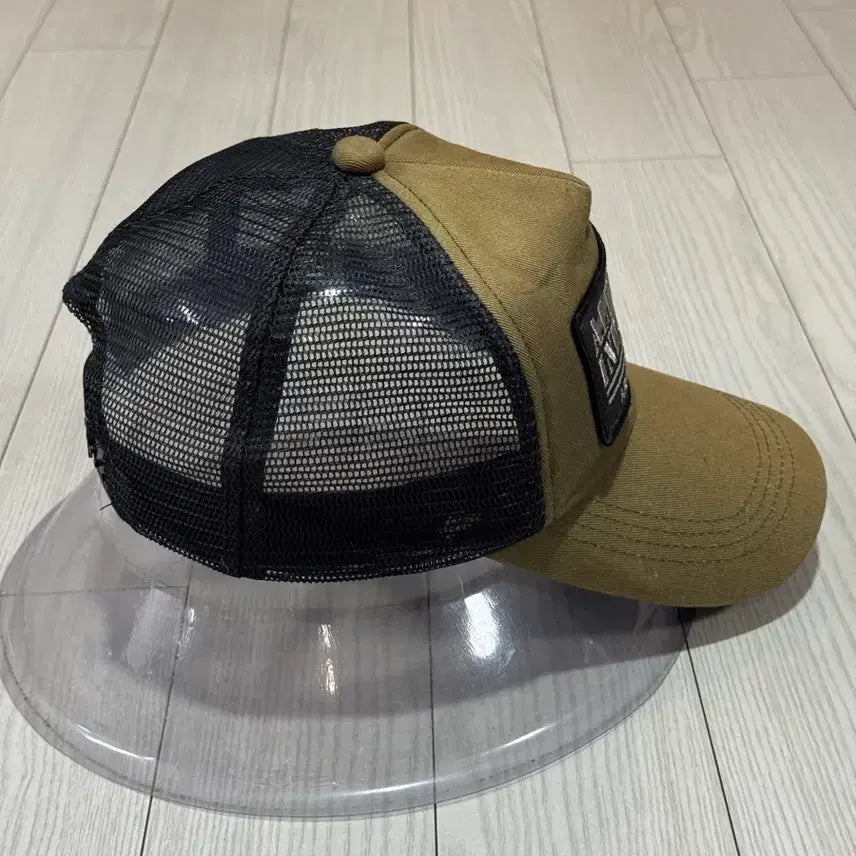 [BUNJANG] Alpha Industries Mesh Cap - Khaki / 빈티지 알파인더스트리 메쉬캡 모자 상태a 사이즈free
