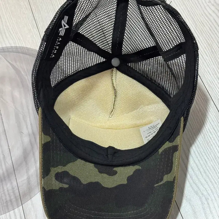 [BUNJANG] Alpha Industries Mesh Cap - Khaki / 빈티지 알파인더스트리 메쉬캡 모자 상태a 사이즈free