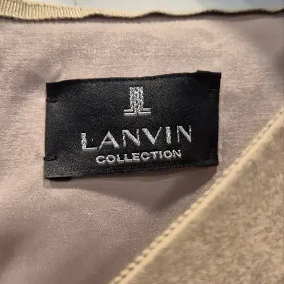 [SOLD OUT] LANVIN 린넨 소재 브이넥 반팔 원피스