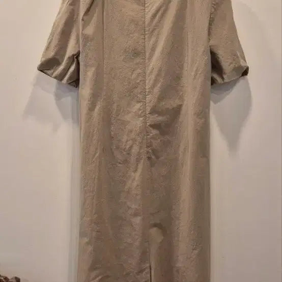 [SOLD OUT] LANVIN 린넨 소재 브이넥 반팔 원피스