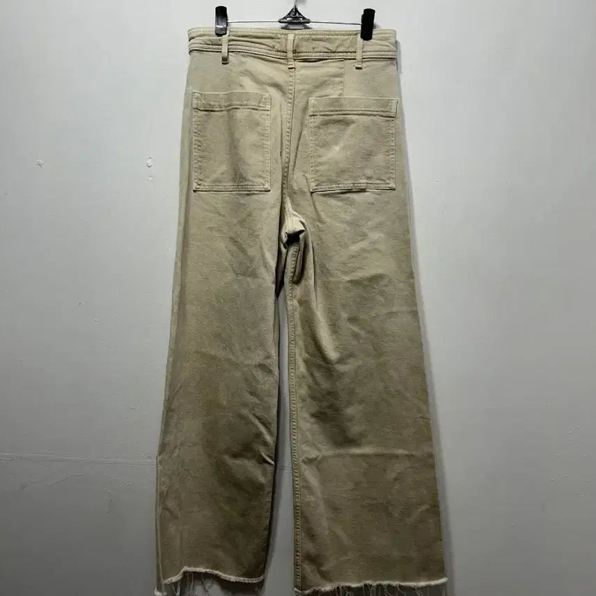 [BUNJANG] ZARA Beige Wide Denim Pants 28 / 자라 베이지 와이드 데님 팬츠 28