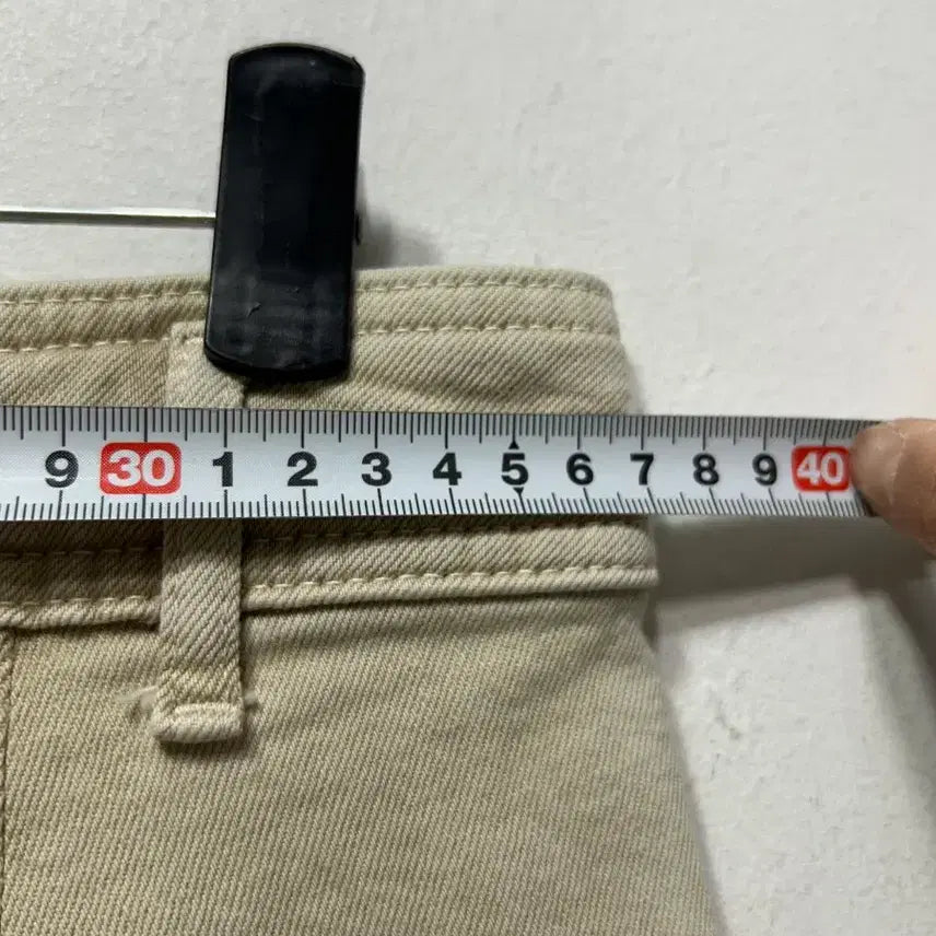 [BUNJANG] ZARA Beige Wide Denim Pants 28 / 자라 베이지 와이드 데님 팬츠 28
