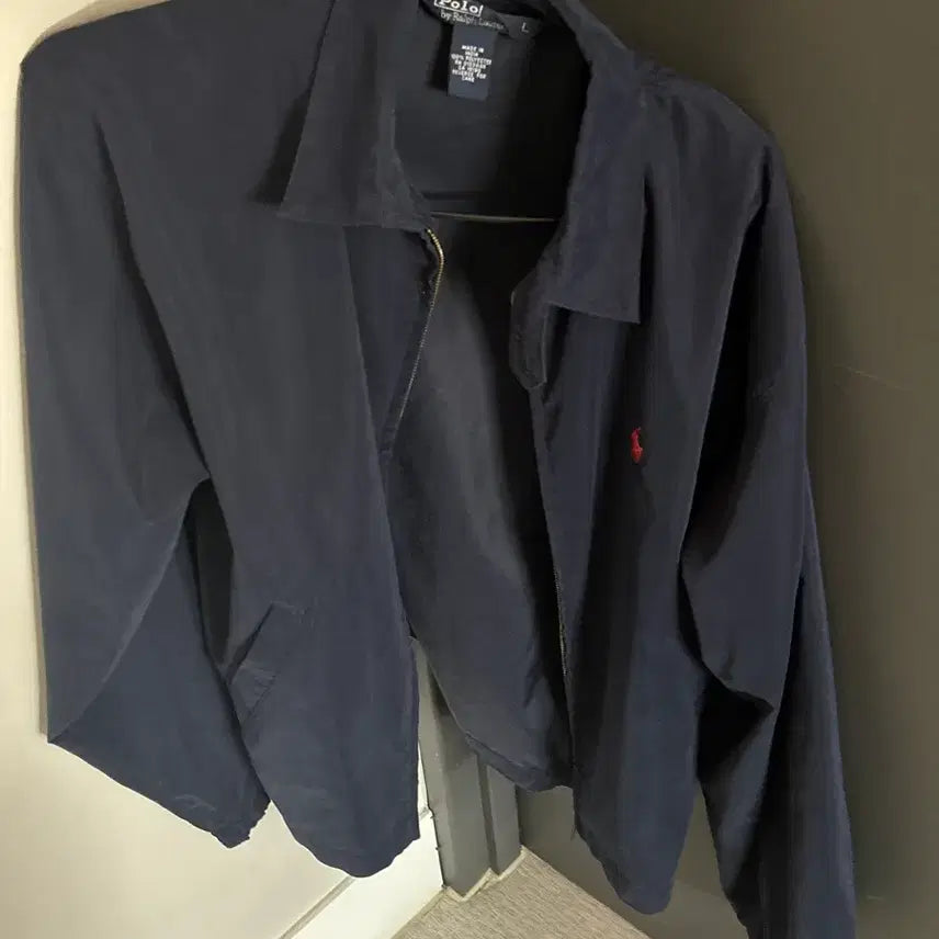[BUNJANG] Polo Ralph Lauren Navy Windbreaker Jacket / 폴로 랄프로렌 네이비 바람막이 L(여성사이즈)