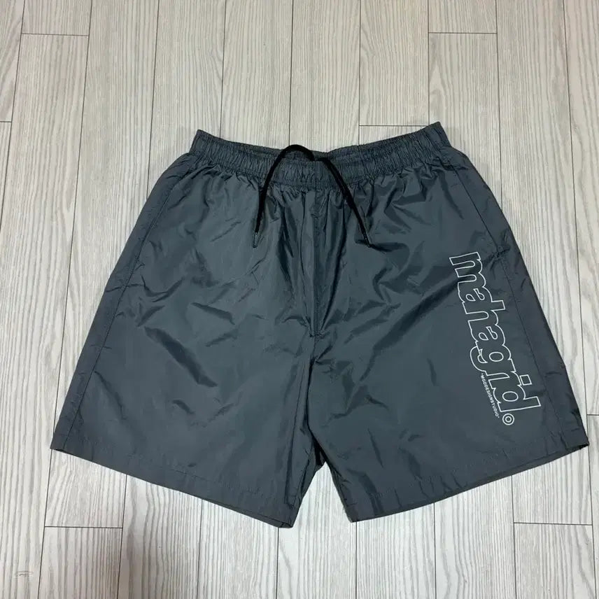 [BUNJANG] Mahagrid Nylon Shorts (L) - Gray / 마하그리드 나일론 반바지 L(허리밴딩끈)free 미사용