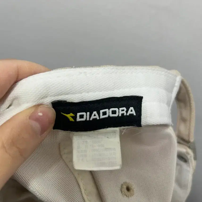 [BUNJANG] Diadora Beige Ball Cap / 디아도라 베이지 볼캡 모자