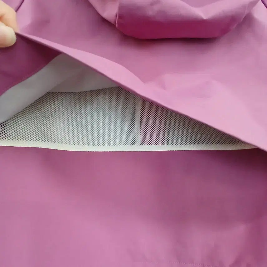 [BUNJANG] Puma Pink Hooded Windbreaker Jacket / 푸마 핑크색 후드 바람막이 자켓
