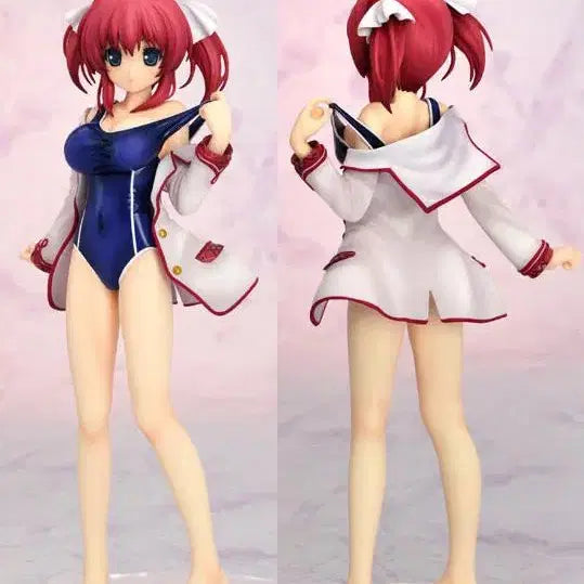 [BUNJANG] Daedoseogwan No Shepherd Kodachi Nagi School Swimsuit Figure / 대도서관의 양치기 코다치 나기 스쿨미즈 미개봉 새제품 수영복 피규어