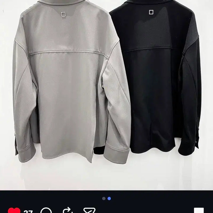 [SOLD OUT] (50) 23SS 우영미 더블 포켓 폴로 티셔츠 - 그레이