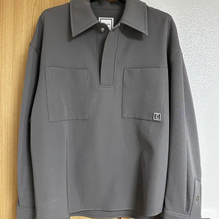 [SOLD OUT] (50) 23SS 우영미 더블 포켓 폴로 티셔츠 - 그레이