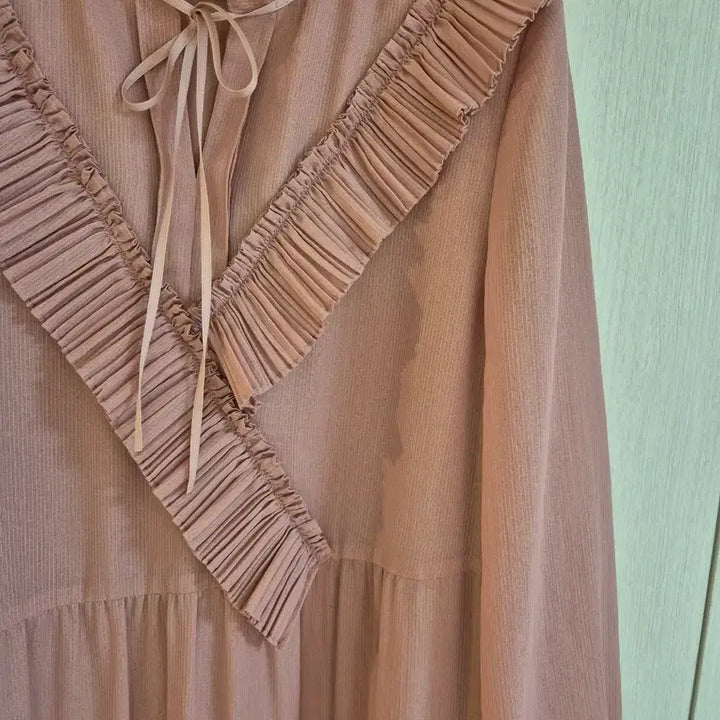[SOLD OUT] sjsj 플리츠 롱 원피스
