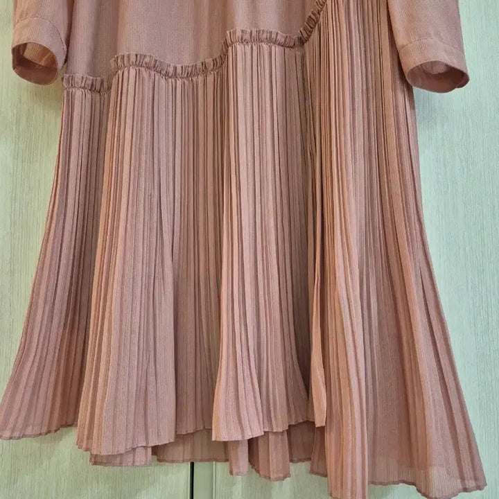 [SOLD OUT] sjsj 플리츠 롱 원피스