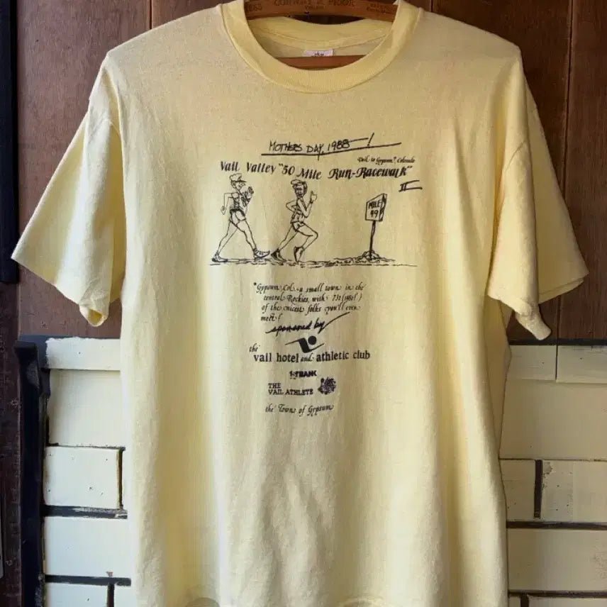 [SOLD OUT] 80s Run-Racewalk Event Tee Made In USA