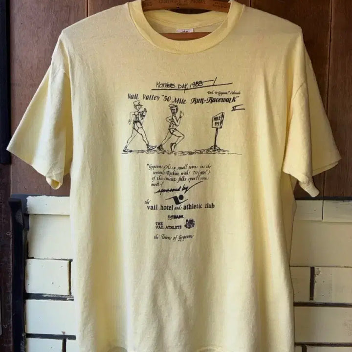 [SOLD OUT] 80s Run-Racewalk Event Tee Made In USA