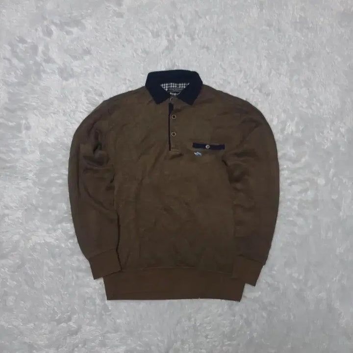 [BUNJANG] Kansai Yamamoto Homme Brown Collar Knit Sweater / 칸사이 야마모토 옴므 브라운 카라 니트 M
