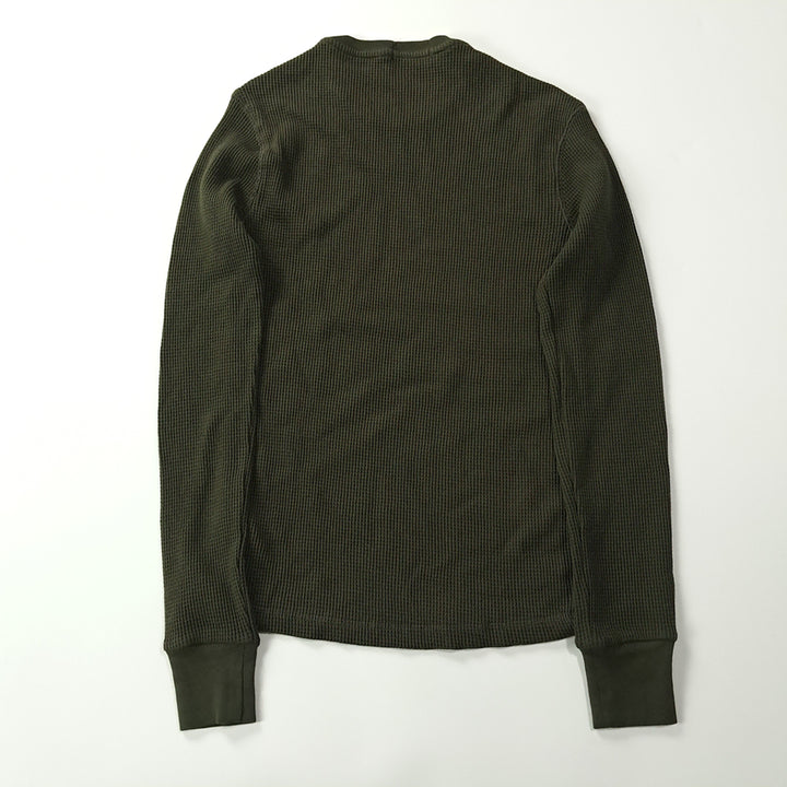 [BUNJANG] Polo Ralph Lauren Olive Green Waffle Knit T-shirt / CK242 S 폴로 와플 올리브그린 티셔츠